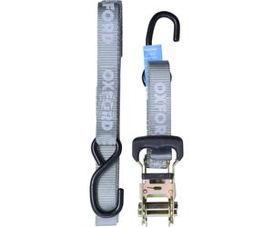 Oxford Heavy Duty Rachet Hook Strap Tie Down Hooked Laces Motorbike Motorcycle