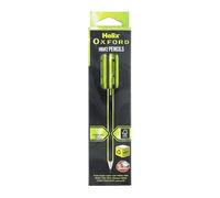 Oxford Helix HB Pencils 12 Pack Green & Black Marble Edition, Premium Graphite Pencils for School, Office & Drawing, Break Resistant Lead, Easy Sharpening