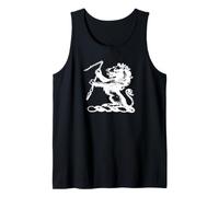 Oxford Herald Lion Broken Spear Crest Icon Authorship Debate Tank Top