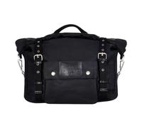 OXFORD HERITAGE WAXED COTTON MOTORCYCLE MOTORBIKE ROLL BAG 30 LITRE BLACK