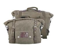 Oxford Motorcycle Heritage Side Luggage Panniers Khaki 40L