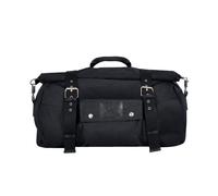 Oxford Heritage Waxed Cotton Motorcycle Motorbike Roll Bag 20 Litre - Black