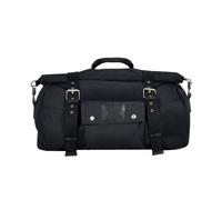 Oxford Heritage Roll Bag Black 20L - Water Resistant Motorcycle Touring Luggage