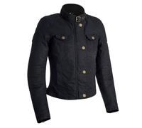 Oxford Ladies Waterproof Holwell Waxed Cotton Textile Jacket Motorcycle Black