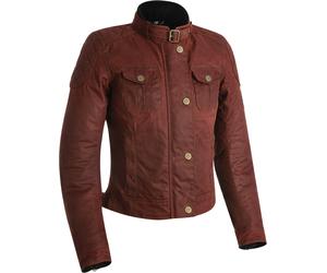 Oxford Holwell Wax-Cotton, textile jacket women 38 Dark Red