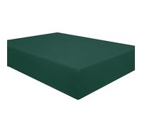 Oxford Homeware Single Fitted Sheet Extra Deep Brushed Microfiber Single Bed Sheets 40 Cm/16 Inches 200 Threads Count Soft Fitted Sheet Single Bed Hypoallergenic Easy Care (Emerald)