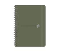 Oxford Identity - B5 Notebook, Dots, Extra Cover, 96 Sheets, Khaki