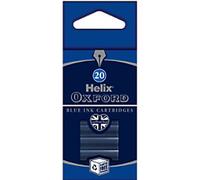 OXFORD Ink Cartridge Refills Blue Pack of 20