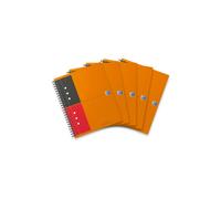 Oxford International Classic Notebook 2 Wire 2 Margin Ruled 160pp A5 Ref N001212 [Pack of 5]