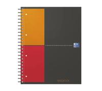OXFORD International Filingbook A4+ Small Tiles 5mm 100 Pages Full Cover Grey Hardcover