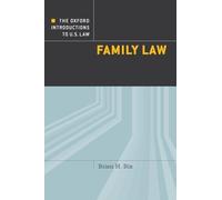 The Oxford Introductions to U.S. Law: Family Law