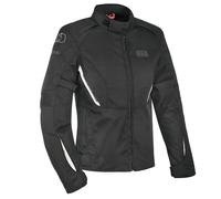 Oxford Iota 1.0 Ladies Motorcycle Motorbike Textile Jacket Tech Black / White