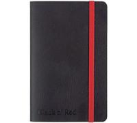 Black n' Red A6 Soft Cover Journal - Ruled with Numbered Pages