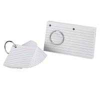 Oxford Just Flip-It Punched and Perfed Study Cards, 75 Full Size Cards or 150 Half Size Study Cards, Ruled, White (63506EE)