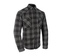Oxford Kickback 3.0 Men's Motorcycle Riding Shirt, Grey, 4XL