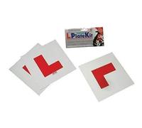 Oxford L plate Kit Oxford Motorcycle Scooter Kit Includes 2 Rigid & 1 Self-Adhesive L Plate OX170
