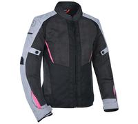 Oxford Ladies Iota Air Textile Mesh Motorcycle Motorbike Jacket Black Grey Pink