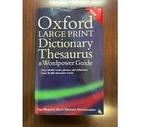 Oxford Large Print Dictionary, Thesaurus, And Wordpower Guide