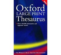 Oxford Large Print Thesaurus
