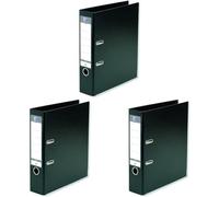 Oxford Lever Arch File Black 28.3 x 32 x 8 (Pack of 3)