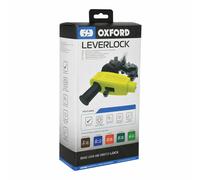 Oxford Leverlock Brake Lever Lock Yellow
