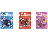 Oxford Little Racers Kid's Colourful Snap Fit Spokey Dokeys (Red)