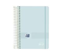 Oxford Live & Go, 2026 2027 Diary, Day Per Page, Plastic Cover, 12 x 18 cm, Spanish, Ice Mint