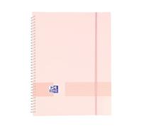 Oxford Live & Go, A4 Plastic Folder, 20 Transparent Pockets, Bubblegum Pink