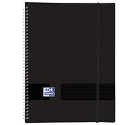 Oxford Live & Go, A4 Plastic Sleeve Folder, 30 Transparent Sleeves, Black