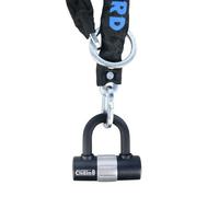 Oxford Chain8 Sold Secure Pedal Cycle Silver Chain Lock With Padlock