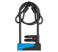 Oxford LK329 Sentry Duo U-Lock Cycle Security, Silver, 320mm x 158mm + Cable, Set of 2 Pieces