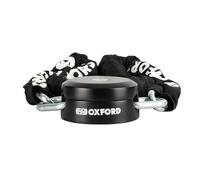 Oxford LK410 Stinger Bike Lock, Floor or Wall Anchor and Chain Cycle Security, Black, 10mm x 1.2m