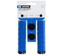 Oxford Lock On Fat Handlebar Grips 3 Colours - Blue