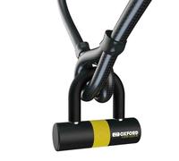 Oxford Motorcycle Security Loop Lock15 Cable Lock + Mini Shackle 15mm x 2.0m LK221
