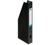 Oxford Magazine Rack A4 10 cm Spine Rigid Card Cover PVC Coated Black
