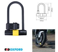 Oxford Magnum Motorcycle Bike U-lock with Bracket 170 x 270mm 16mm Shackle