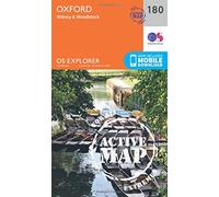 Oxford Map | Weatherproof | Witney & Woodstock | Ordnance Survey | OS Explorer Active Map 180 | England | Walks | Hiking | Maps | Adventure (OS Explorer Active Map)