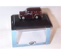 oxford maroon morris traveller 1967 car 1.76 railway scale diecast model