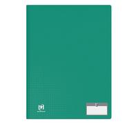 Oxford Memphis A4 Document Protector 80 Sheets / 40 Pockets Polypropylene Cover Green