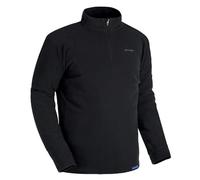 Oxford Men's Advanced Micro Fleece 1/2 Neck Mid Layer Sweatshirt Top, Black, M