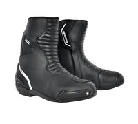 Oxford Men's Code 1.0 Mid Dry2Dry Motorcycle Boots, Black/White, UK 12 (EU 46)