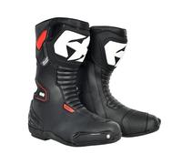 Oxford Men's Cypher 1.0 Dry2Dry Motorcycle Boots, Black/White/Red, UK 10 (EU 44)