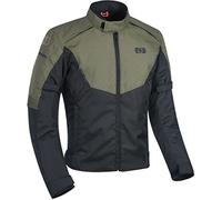 Oxford Men's Delta 1.0 Motorcycle Jacket, Black/Green, L