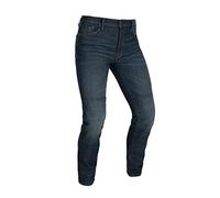 Oxford Men's OA AAA Slim Jeans Motorcycle, Blue 3 Year Aged, Extra Long