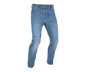 Oxford Men's Original Approved AA Jeans Straight Motorcycle Protective Denim Trousers, Mid Blue, 36/30