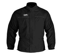 Oxford Men's Rainseal Packaway Lined Waterproof Jacket - Black