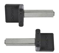 Oxford mens Rear Paddock, Black/Metal, Motorcycle US