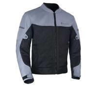 Oxford Men's Spartan Air Ms Motorcycle Riding Jacket, Grey/Black, S