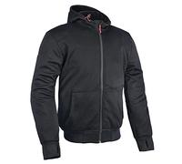 Oxford Men's Super 2.0 Motorcycle Hoodie, CE A Certified (EN 17092-4:2020) Tech Black, S