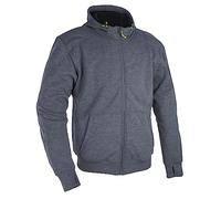 Oxford Men's Super 2.0 Motorcycle Hoodie, Marl Grey, M